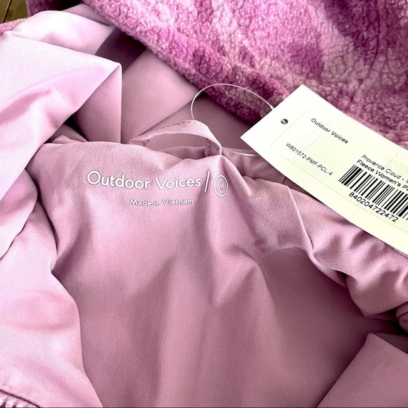 Outdoor Voices primo fleece pullover in Provence cloud NWT - Picture 8 of 9